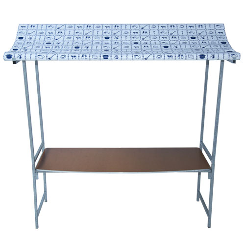 marktkraam 2mtr Delfts blauw 206x150cm (blad 200x78cm) hoogte 235cm marktkraam 2mtr Delfts blauw 206x150cm (blad 200x78cm) hoogte 235cm