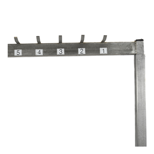 garderobe 50 personen haken (A) genummerd 180x56x170cm (lxbxh) garderobe 50 personen haken (A) genummerd 180x56x170cm (lxbxh)