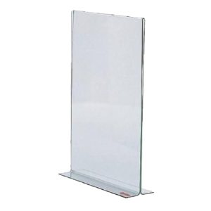 affichehouder / kaarthouder plexiglas A4 staand