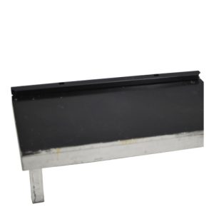 schriklat zwart lengte 2mtr