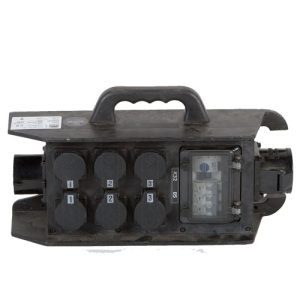 verdeelkast 32A CEE-5P 400V in, 32A CEE-5P 400V + 3 x 230V uit