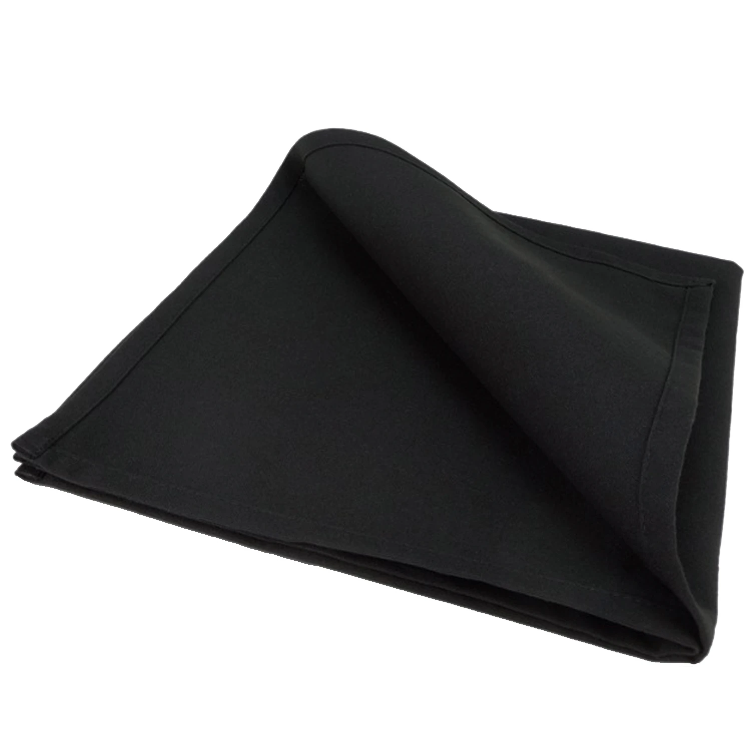 servet linnen zwart 50x50cm per verpakking 10 stuks servet linnen zwart 50x50cm per verpakking 10 stuks
