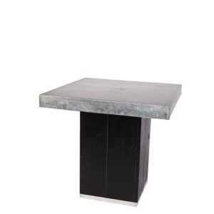 terrastafel Raww black, bovenblad verzinkt 77x77cm hoogte 74cm