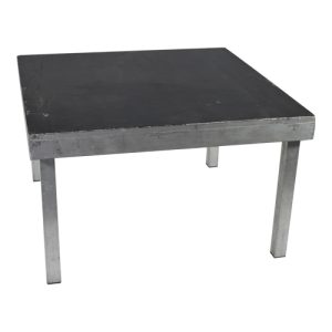 podiumdeel 1x1,5mtr zwart exclusief insteekpoten