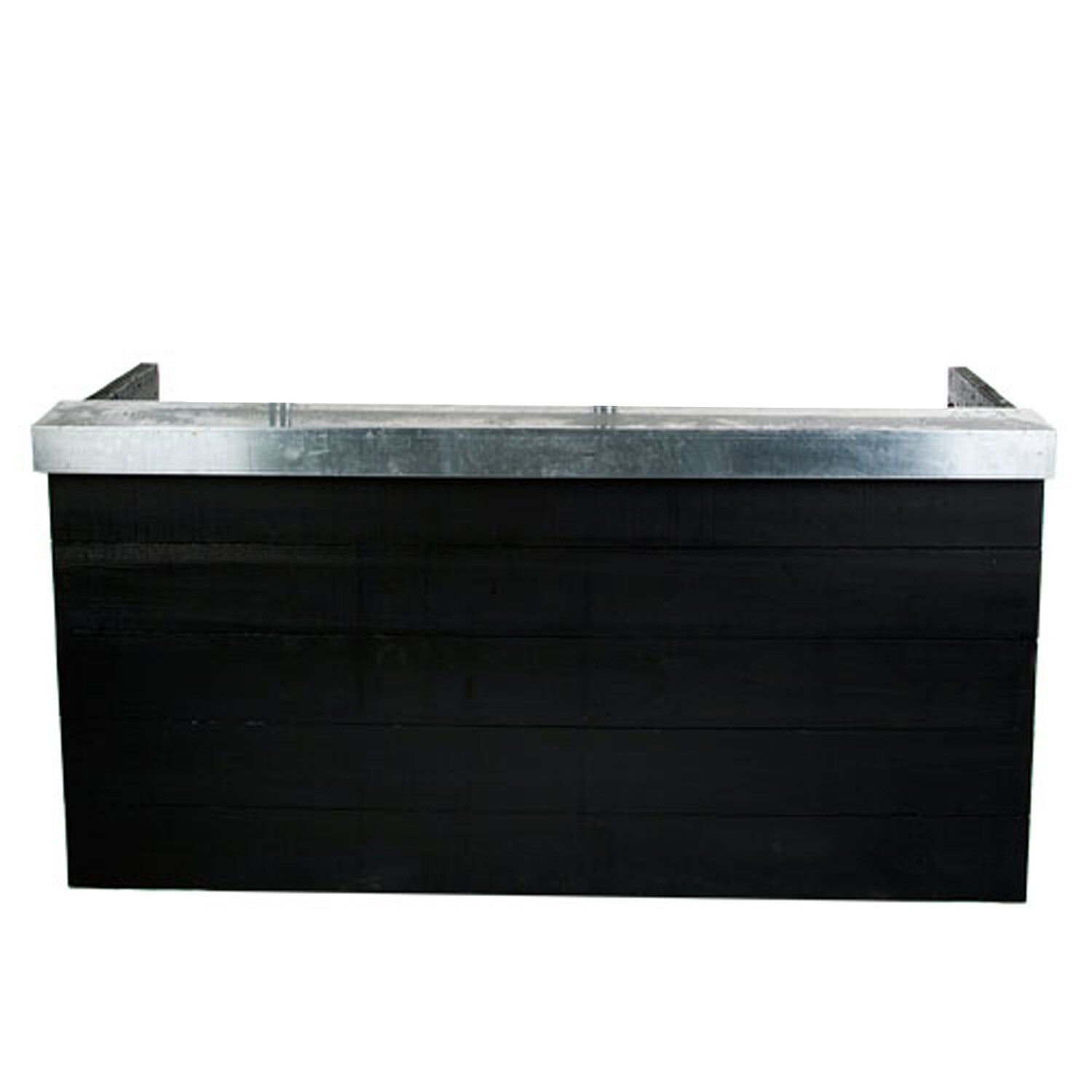 ombouw Raww black, bovenrand verzinkt 212x80cm hoogte 107cm ombouw Raww black, bovenrand verzinkt 212x80cm hoogte 107cm
