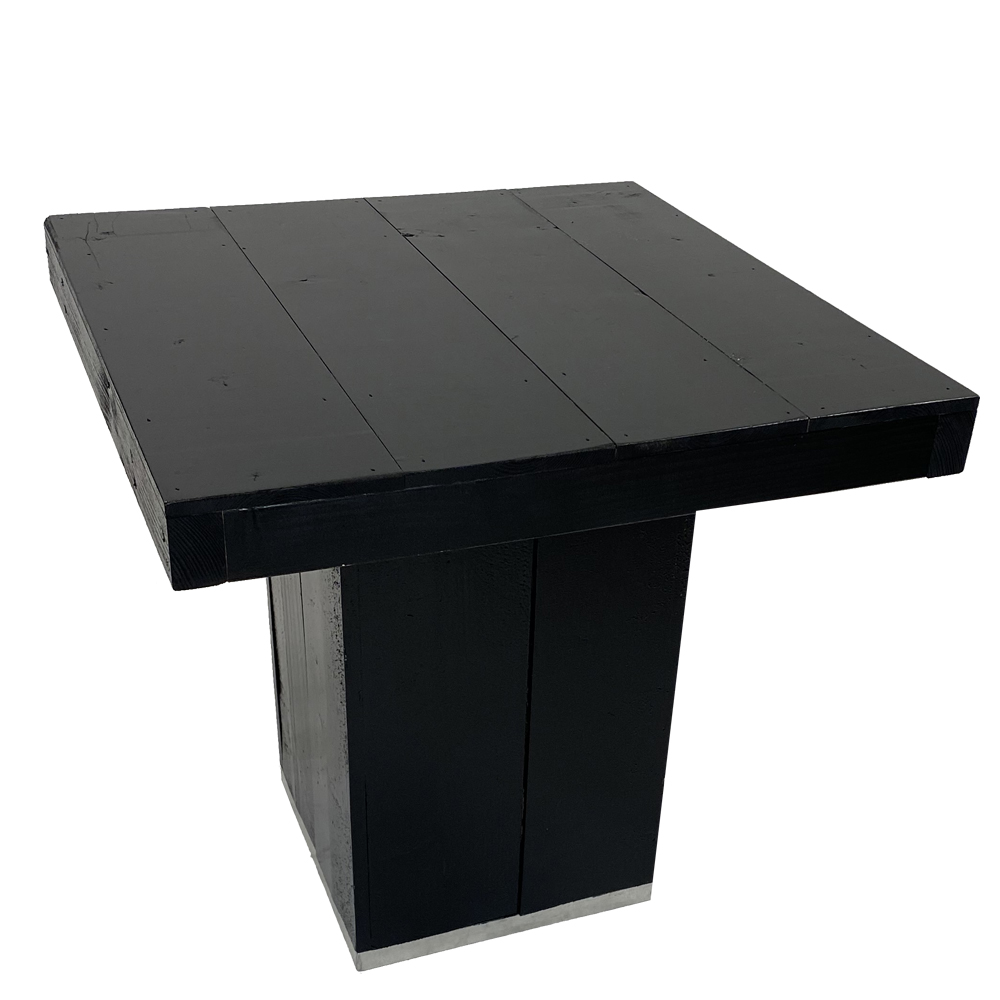 terrastafel Raww black, bovenblad zwart 80x80cm hoogte 74cm terrastafel Raww black, bovenblad zwart 80x80cm hoogte 74cm