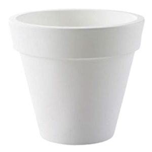 sierpot Pure wit 50cm rond, hoogte 45cm