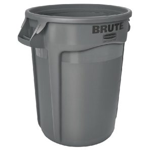 afvalemmer donkergrijs rond 120ltr