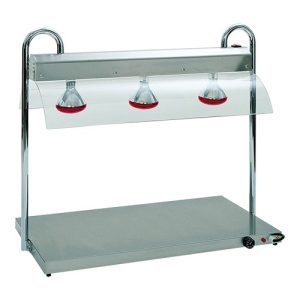 warmhoudbrug 3/1 gastronorm 3 warmtelampen 104x55x85cm (lxbxh) 230V 2250W