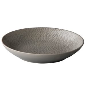 diep bord 21cm honey grey Pure per krat 25 stuks