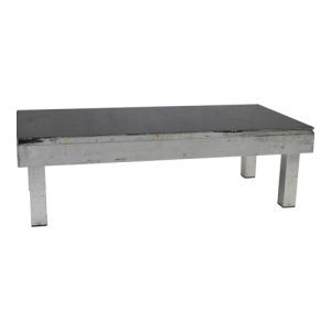 podiumdeel 1x0,5mtr zwart exclusief insteekpoten