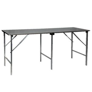 rvs werktafel 200x80cm opklapbaar hoogte 90cm