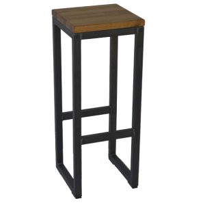 kruk Steel oak zitting hout zithoogte 79cm