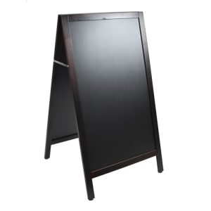 krijtbord/stoepbord dubbel 135x74cm exclusief krijtstift