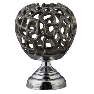 Koonn windlicht 40cm rond, hoogte 55cm