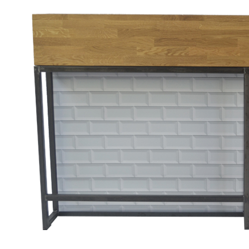 meerprijs decofront white tiles per buffet / ombouw Steel meerprijs decofront white tiles per buffet / ombouw Steel