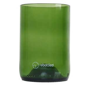 Rebottled original glas 25cl assorti van diverse kleuren, per korf 25 stuks