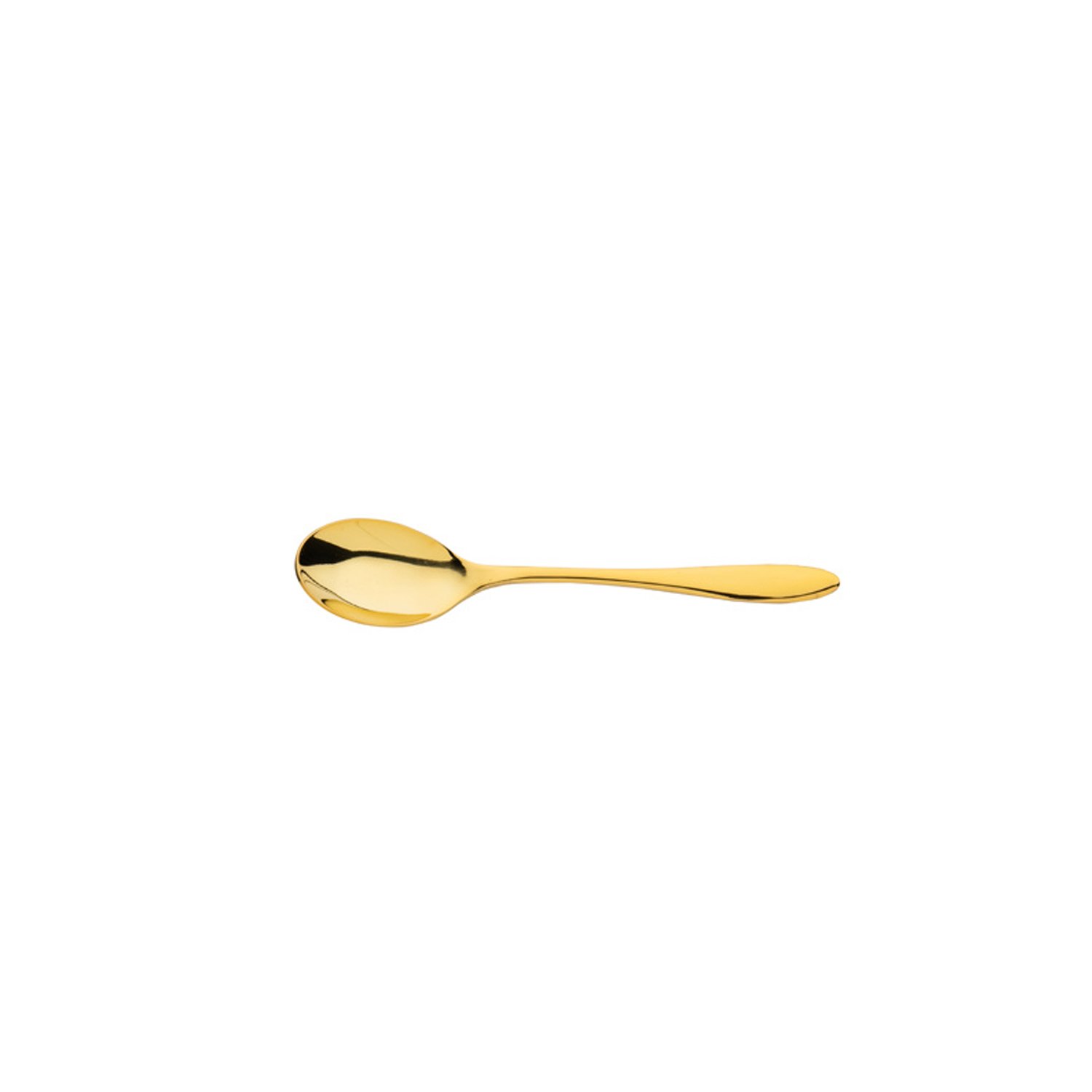 theelepel goud Gioia gold 105mm per verpakking 10 stuks theelepel goud Gioia gold 105mm per verpakking 10 stuks