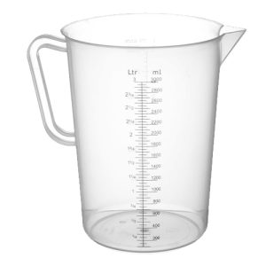 maatbeker polypropyleen 3ltr