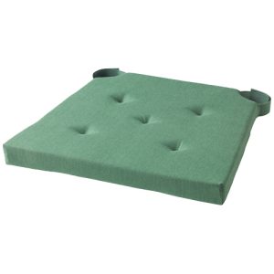 stoelkussen groen 42/36x40cm