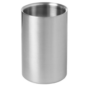 wijnkoeler dubbelwandig rvs 12cm rond hoogte 18cm