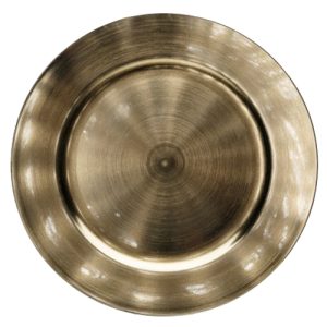 onderbord goud rond 33cm