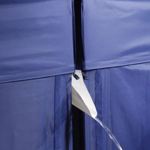 regen- verbindingsgoot 4,5mtr pvc zwart tbv partytent