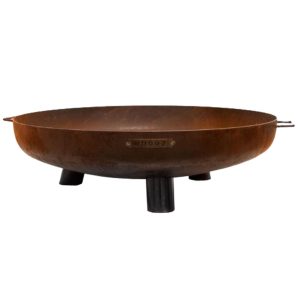 vuurschaal roest 60cm rond, exclusief hout