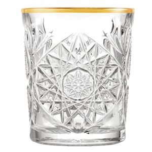 tumbler glas Hobstar goud 35cl per korf 25 stuks