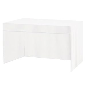 conferentierok wit 120x80x75cm (lxbxh) tbv klaptafel 120x80cm