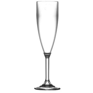 kunststof champagneflute 19cl per korf 36 stuks