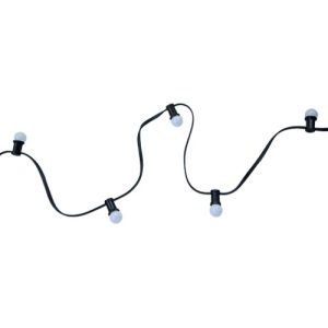 prikkabel 10mtr met 15 led lampen 1W wit 230V 15W
