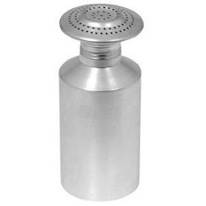 zoutstrooier aluminium met schroefdop