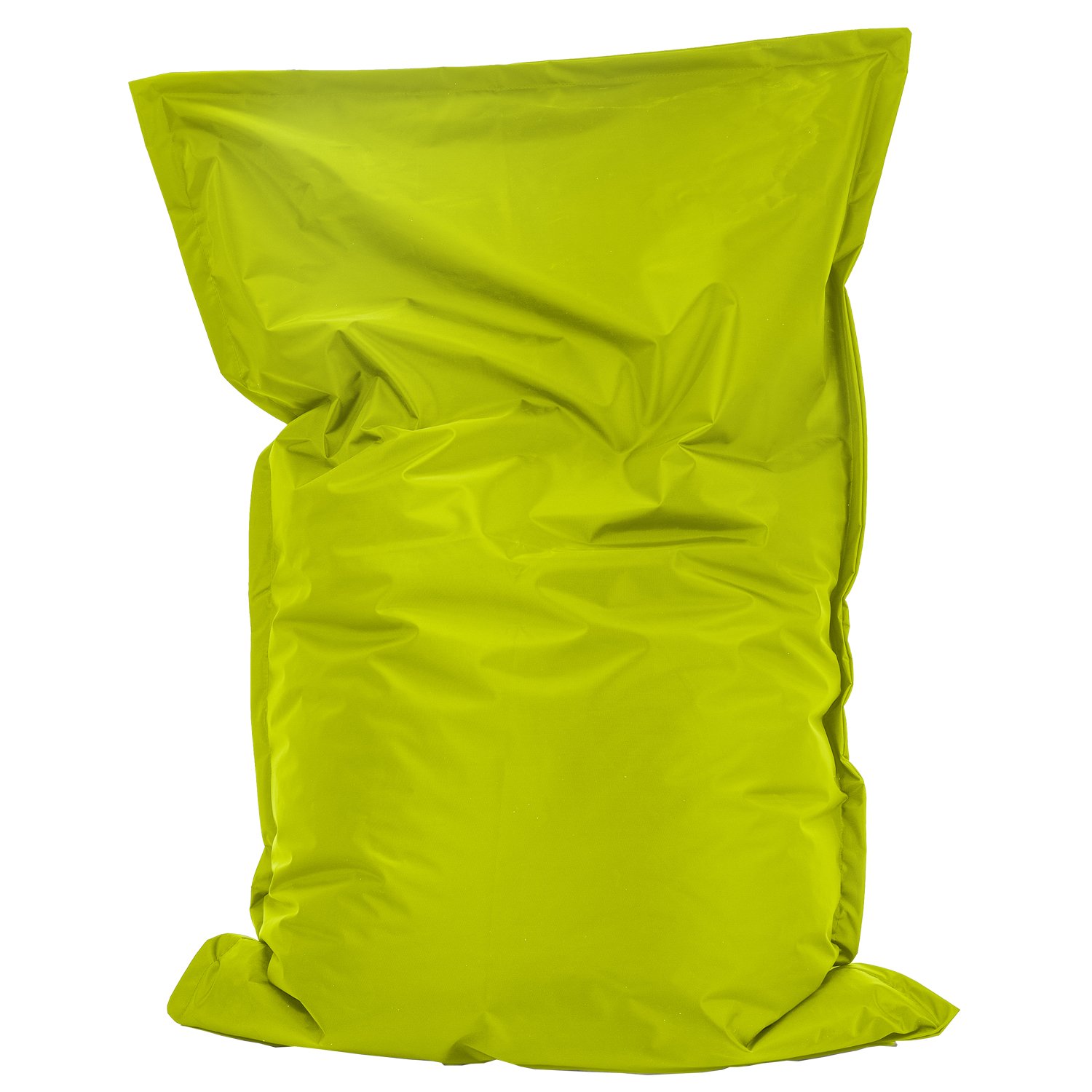 lounge zitzak appelgroen / limegroen 150x100cm lounge zitzak appelgroen / limegroen 150x100cm