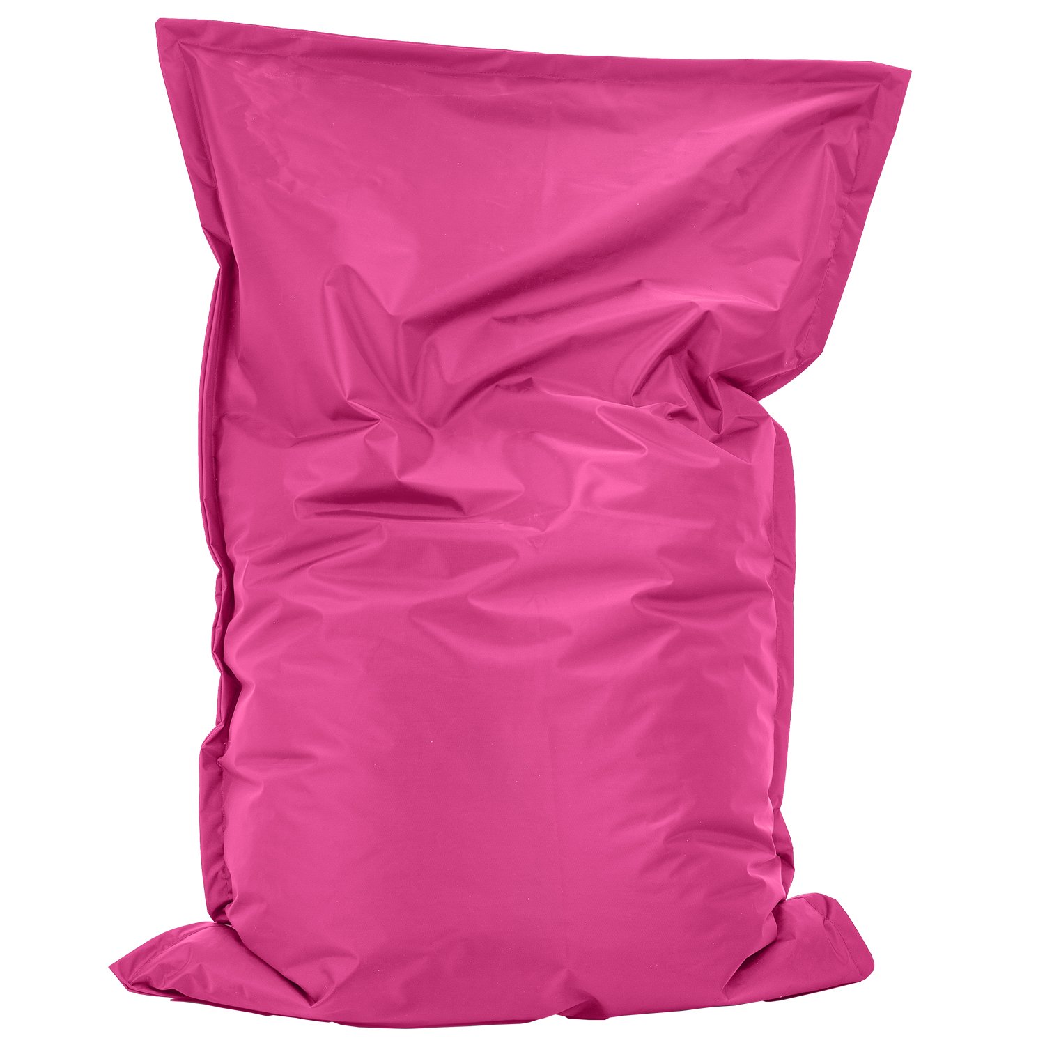 lounge zitzak fuchsia roze 150x100cm lounge zitzak fuchsia roze 150x100cm