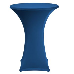 statafelrok stretch donker blauw tbv statafel rond 85cm