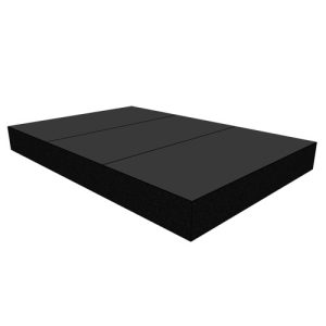 podium 3x2mtr (bxd) hoogte 30cm inclusief afrokking zwart