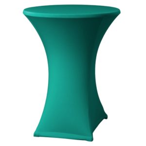 statafelrok stretch groen tbv statafel rond 85cm