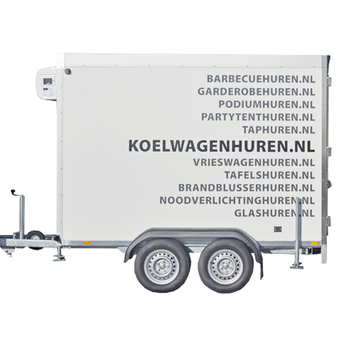 koelaanhangwagen 9.000ltr / 9m3 (binnenmaat 300x150x200cm) 460x220x275cm (lxbxh) 230V 2750W koelaanhangwagen 9.000ltr / 9m3 (binnenmaat 300x150x200cm) 460x220x275cm (lxbxh) 230V 2750W