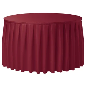 tafelrok burgundy 580cm hoogte 73cm
