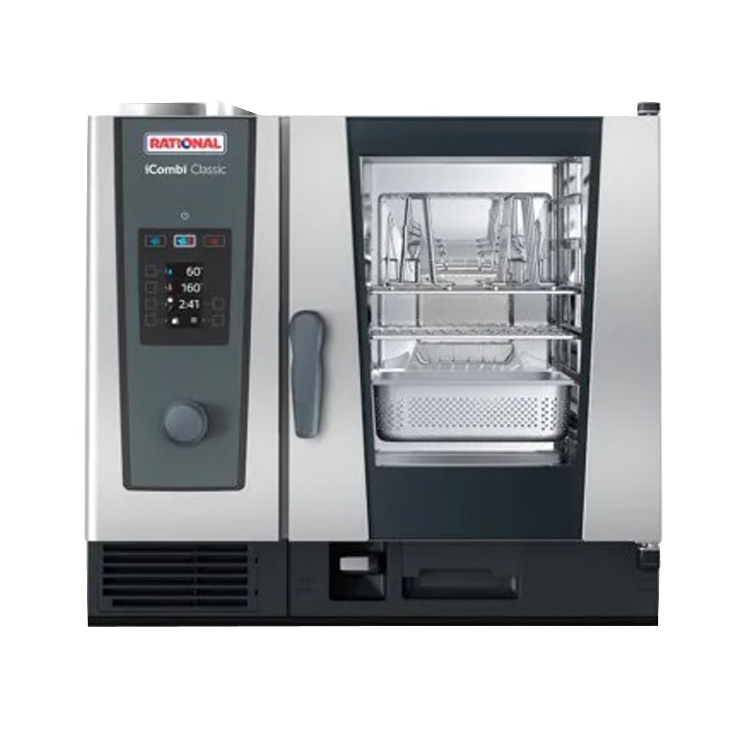 combisteamer Rational 6-laags 1/1 gastronorm icombi classic (stand-alone) 94x86x161cm (bxdxh) CEE 16A 5P 400V 10800W combisteamer Rational 6-laags 1/1 gastronorm icombi classic (stand-alone) 94x86x161cm (bxdxh) CEE 16A 5P 400V 10800W