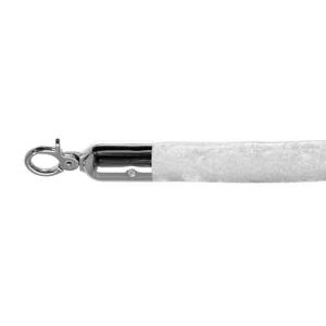 afzetkoord wit (zilver) 150cm