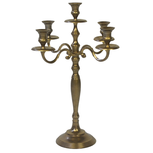 kandelaar 5 arms goud hoogte 60cm tbv kaars 22mm kandelaar 5 arms goud hoogte 60cm tbv kaars 22mm