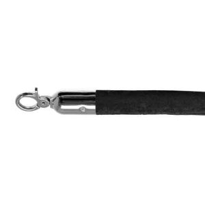afzetkoord zwart (zilver) 150cm