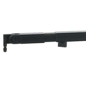 ligger klein verstelbaar 90-120cm zwart tbv pipe & drape systeem
