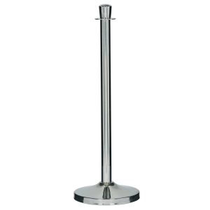 afzetpaal zilver, hoogte 95cm