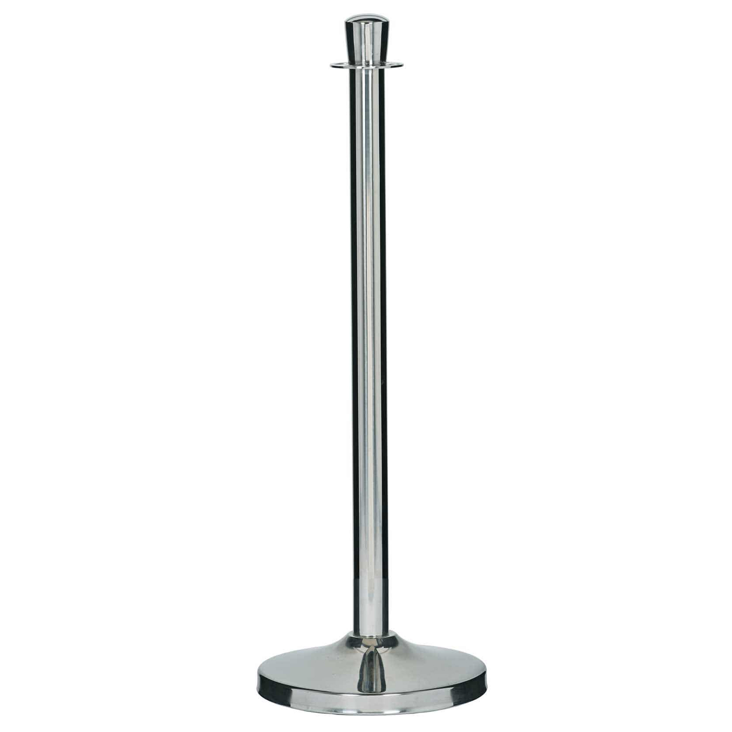 afzetpaal zilver, hoogte 95cm afzetpaal zilver, hoogte 95cm