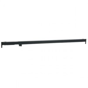 ligger verstelbaar 180-300cm zwart tbv pipe & drape systeem