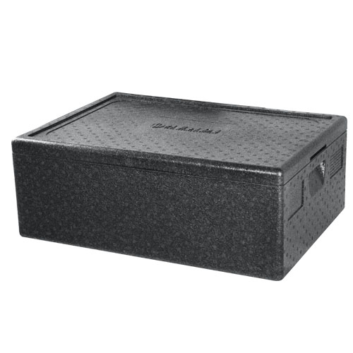 thermobox 40ltr zwart 60x40cm met deksel 1/1 gastronorm thermobox 40ltr zwart 60x40cm met deksel 1/1 gastronorm