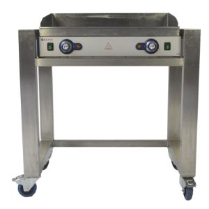 bakplaat / hamburgerbakplaat elektrisch bakplaat 89x56x97cm (lxbxh) 230V 3500W